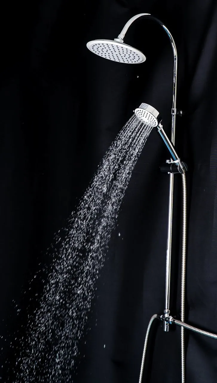 Regendusch-Set Cannes, chromfarben glänzend, Edelstahl, ABS / POM / PVC