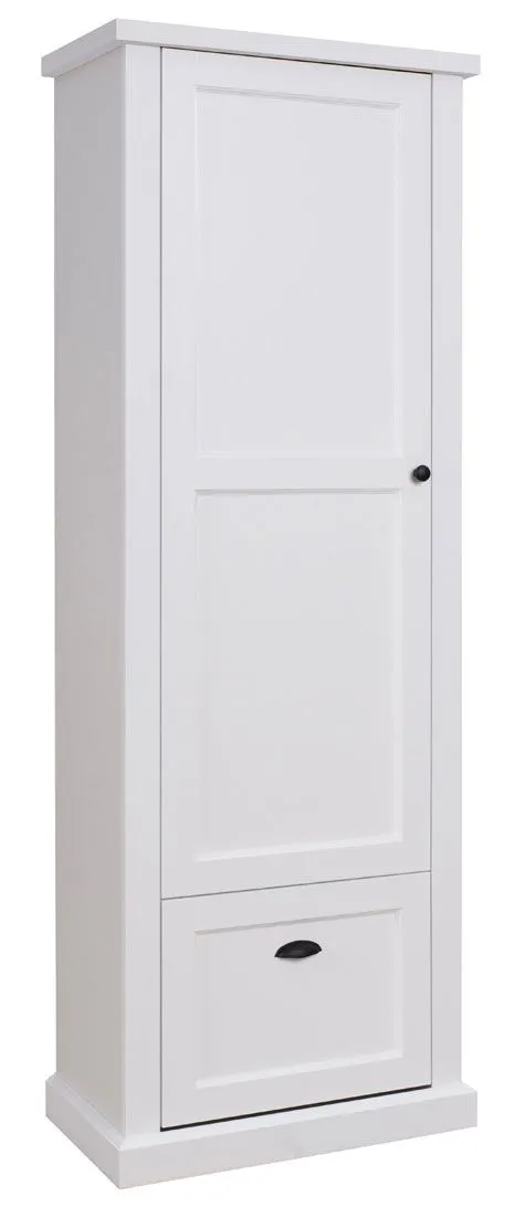 Schrank "Veternik" 06, Farbe: Weiß - Abmessungen: 200 x 72 x 42 cm (H x B x T)