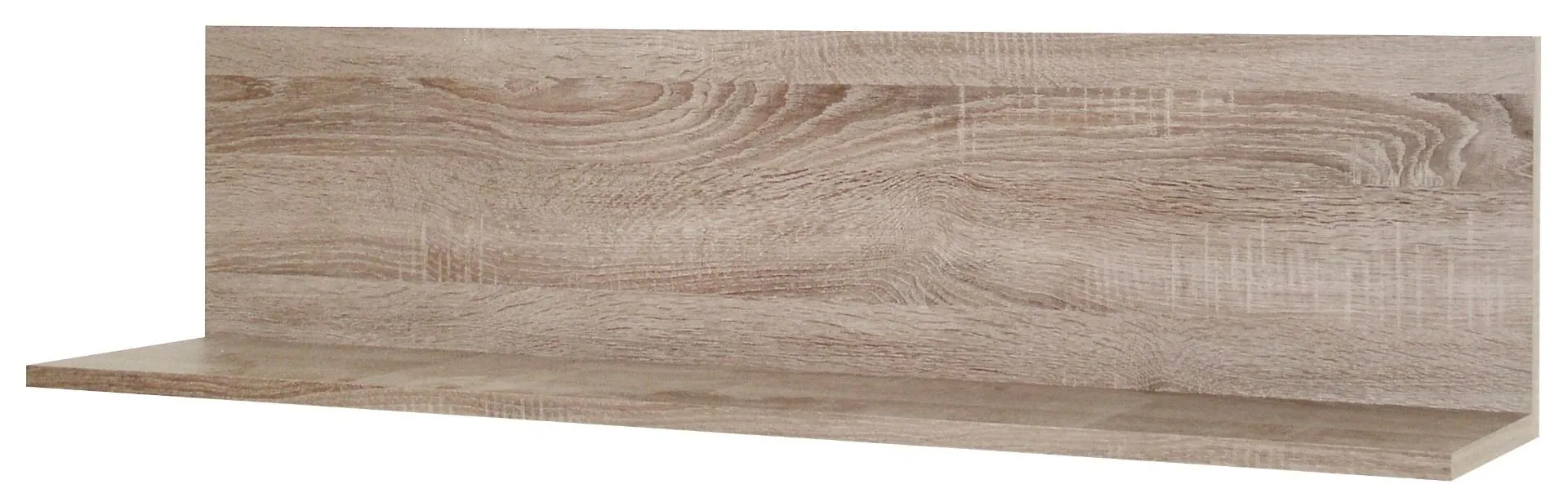 Hängeregal / Wandregal Kikori 02, Farbe: Sonoma Eiche - Abmessungen: 28 x 120 x 20 cm (H x B x T)