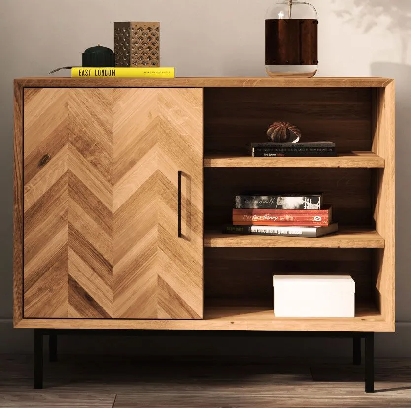 Kommode Kumeu 32 Kernbuche massiv geölt - Abmessungen: 80 x 97 x 45 cm (H x B x T)