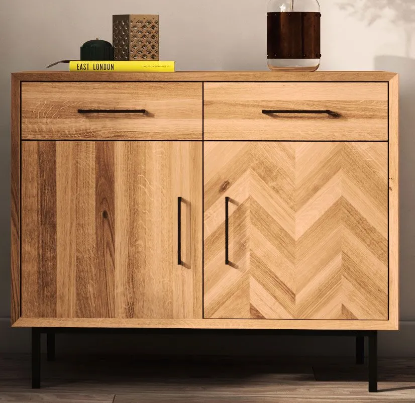 Kommode Kumeu 35 Kernbuche massiv geölt - Abmessungen: 80 x 97 x 45 cm (H x B x T)