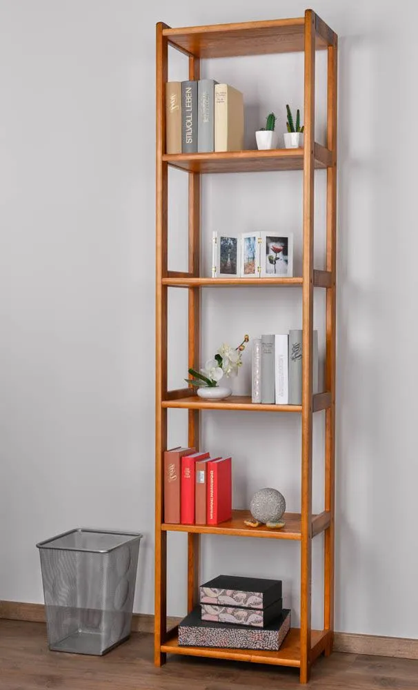 Regal Kiefer massiv Vollholz Eichefarben Junco 54D - 200 x 50 x 30 cm (H x B x T)