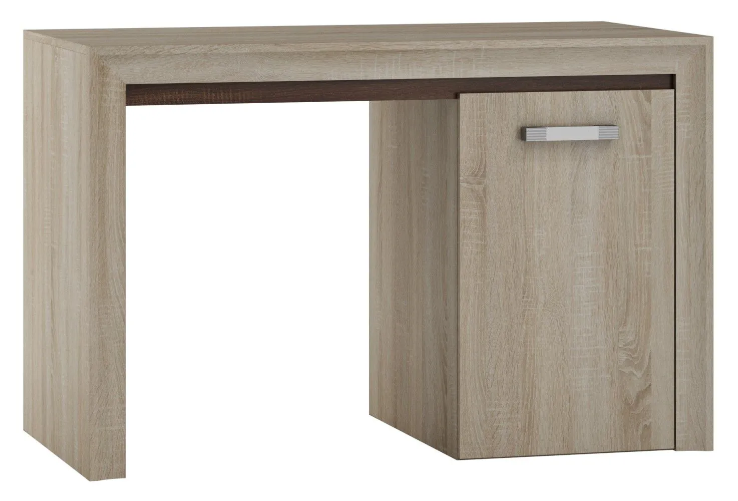 Schreibtisch Kundiawa 15, Farbe: Sonoma Eiche hell / Sonoma Eiche dunkel - Abmessungen: 78 x 120 x 60 cm (H x B x T)