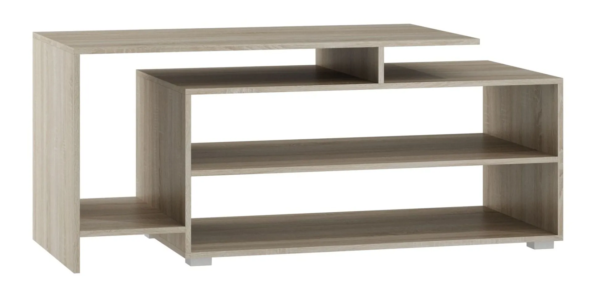 TV-Unterschrank Kundiawa 17, Farbe: Sonoma Eiche hell - Abmessungen: 60 x 140 x 60 cm (H x B x T)