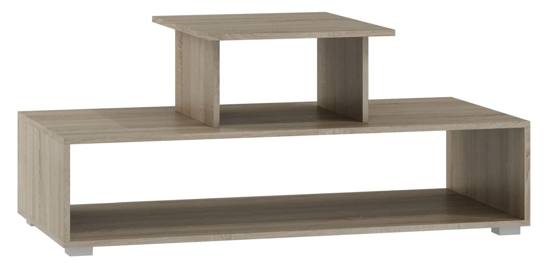 TV-Unterschrank Kundiawa 19, Farbe: Sonoma Eiche hell - Abmessungen: 55 x 125 x 60 cm (H x B x T)