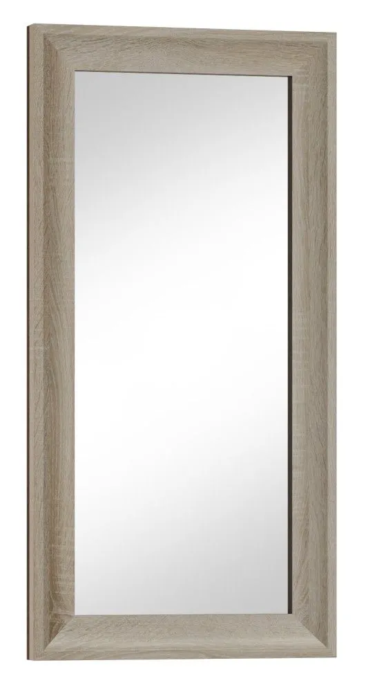 Spiegel Kundiawa 03, Farbe: Sonoma Eiche hell - Abmessungen: 100 x 50 x 25 cm (H x B x T)