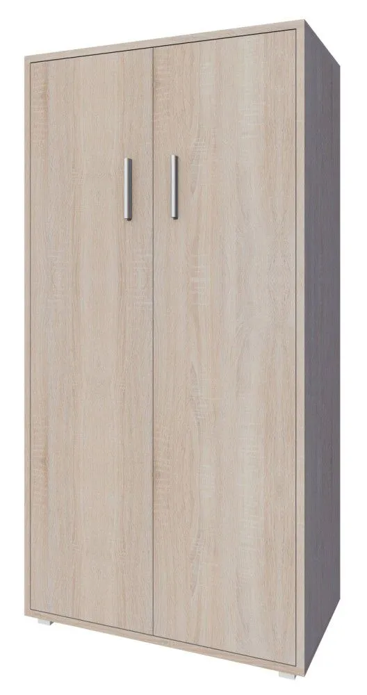 Schrank Garut 26, Farbe: Sonoma Eiche - Abmessungen: 156 x 80 x 40 cm (H x B x T)