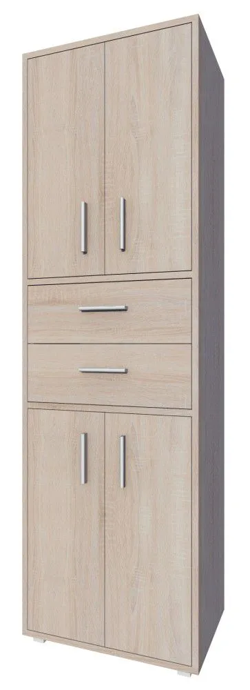 Schrank Garut 31, Farbe: Sonoma Eiche - Abmessungen: 194 x 60 x 40 cm (H x B x T)