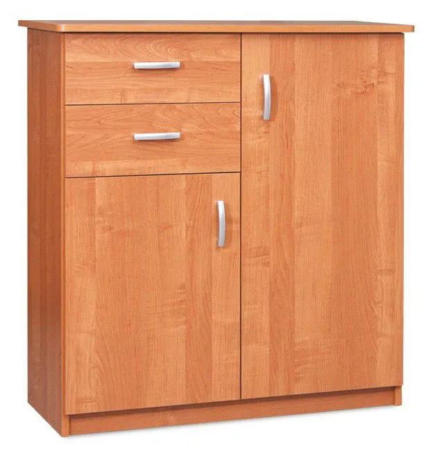 Kommode Kebumen 24, Farbe: Erle - Abmessungen: 89 x 84 x 38 cm (H x B x T)