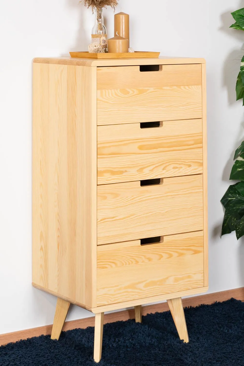 Kommode Kiefer massiv natur Aurornis 29 - Abmessungen: 104 x 50 x 40 cm (H x B x T)