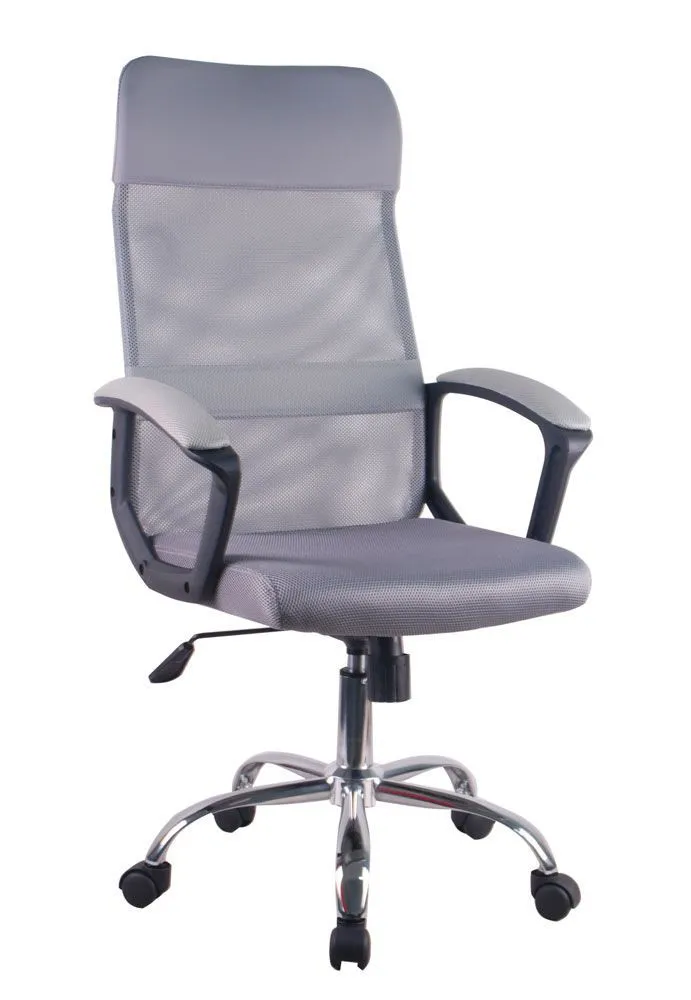 Bürostuhl Maridi 256, Farbe: Grau - Abmessungen: 103 - 113 x 56 x 60 cm (H x B x T)