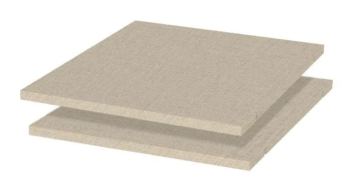 Einlegeboden für Schränke, 2er Set - Abmessungen: 43 x 50 cm (B x T)