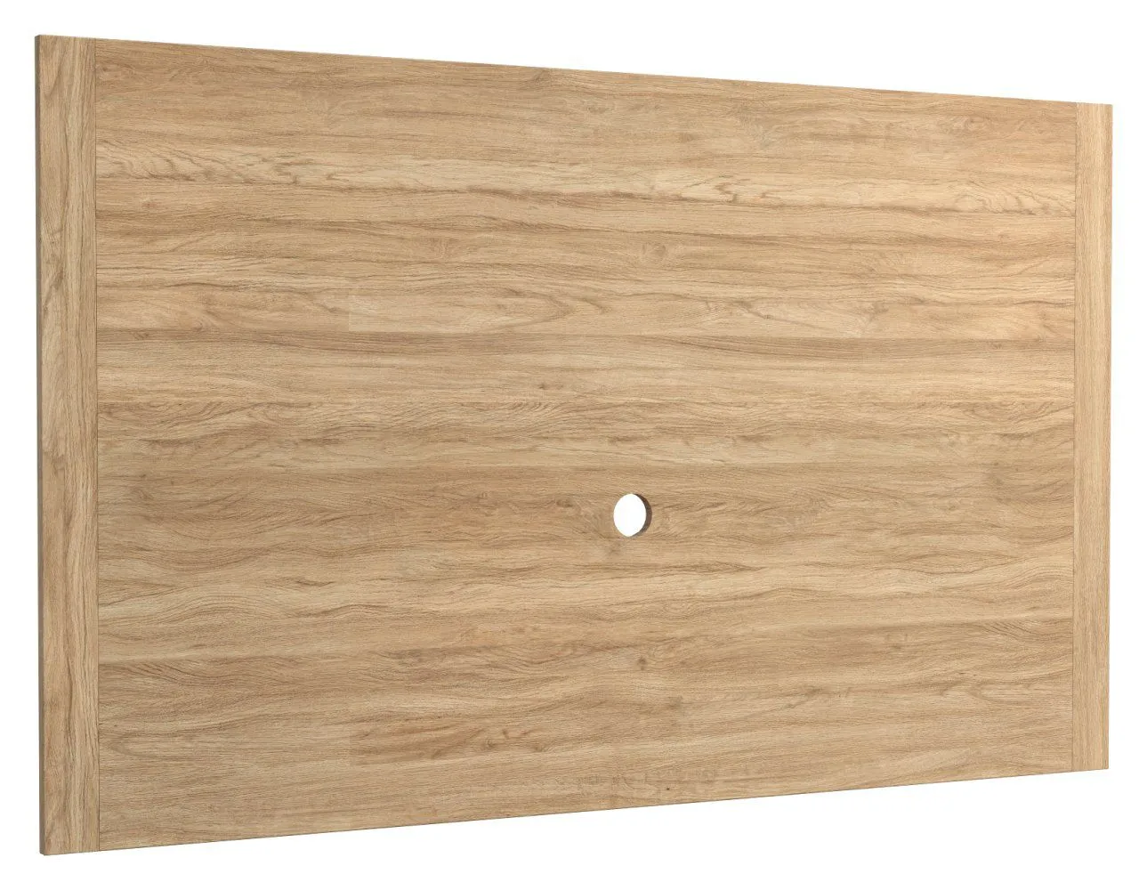 Rückwandpaneel Buzet 19, Farbe: Eiche - Abmessungen: 100 x 164 x 4 cm (H x B x T)