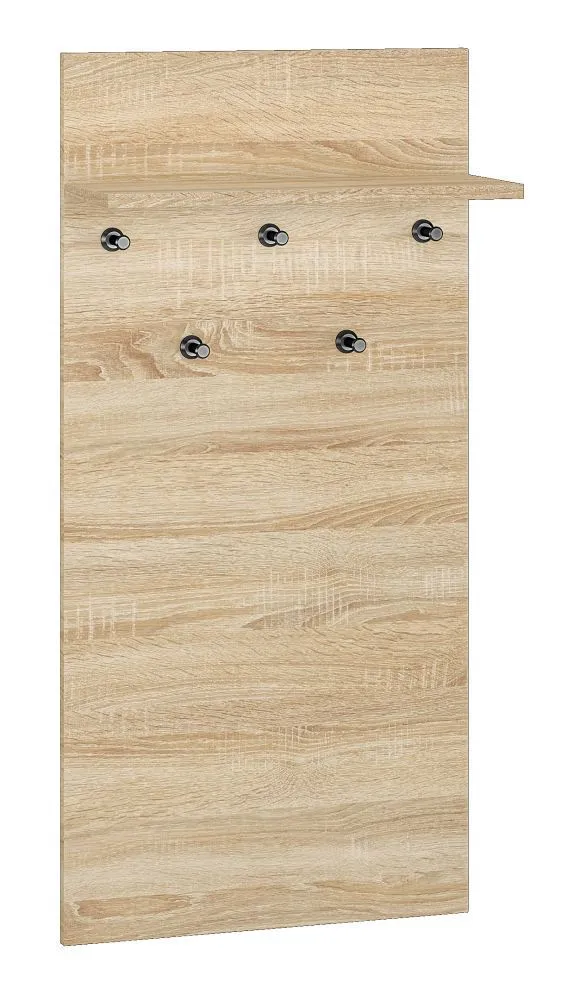 Garderobe Vacaville 17, Farbe: Sonoma Eiche hell - Abmessungen: 103 x 50 x 24 cm (H x B x T)