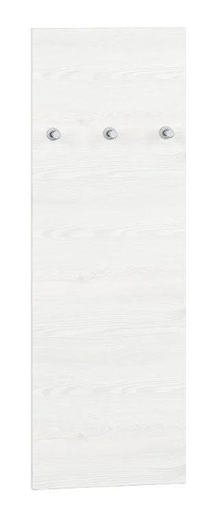 Garderobe Fjends 08, Farbe: Kiefer weiß - Abmessungen: 102 x 34 x 2 cm (H x B x T)