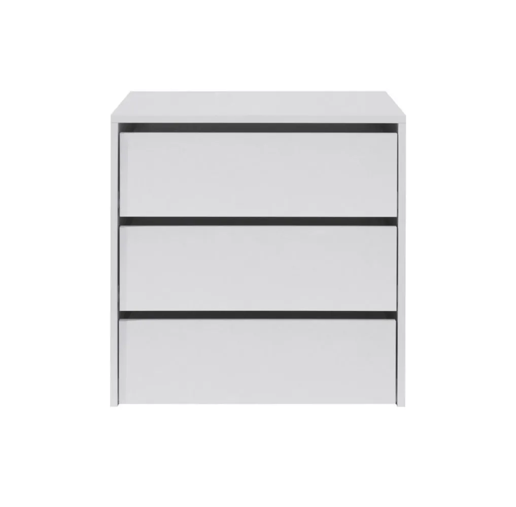 Schubkasteneinsatz für Serie Zwalm, Farbe: Weiß - Abmessungen: 60 x 60 x 45 cm (H x B x T)