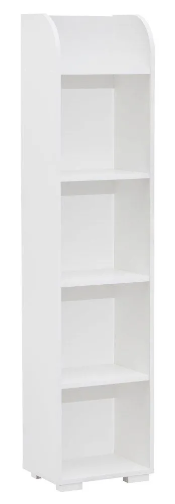 Babyzimmer - Regal Maipu 03, Farbe: Weiß - 173 x 40 x 30 cm (H x B x T)