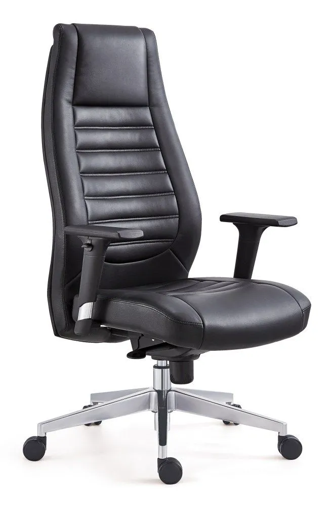 Drehstuhl Tamest 115, Farbe: Schwarz - Abmessungen: 116 - 125 x 64 x 66 cm (H x B x T)