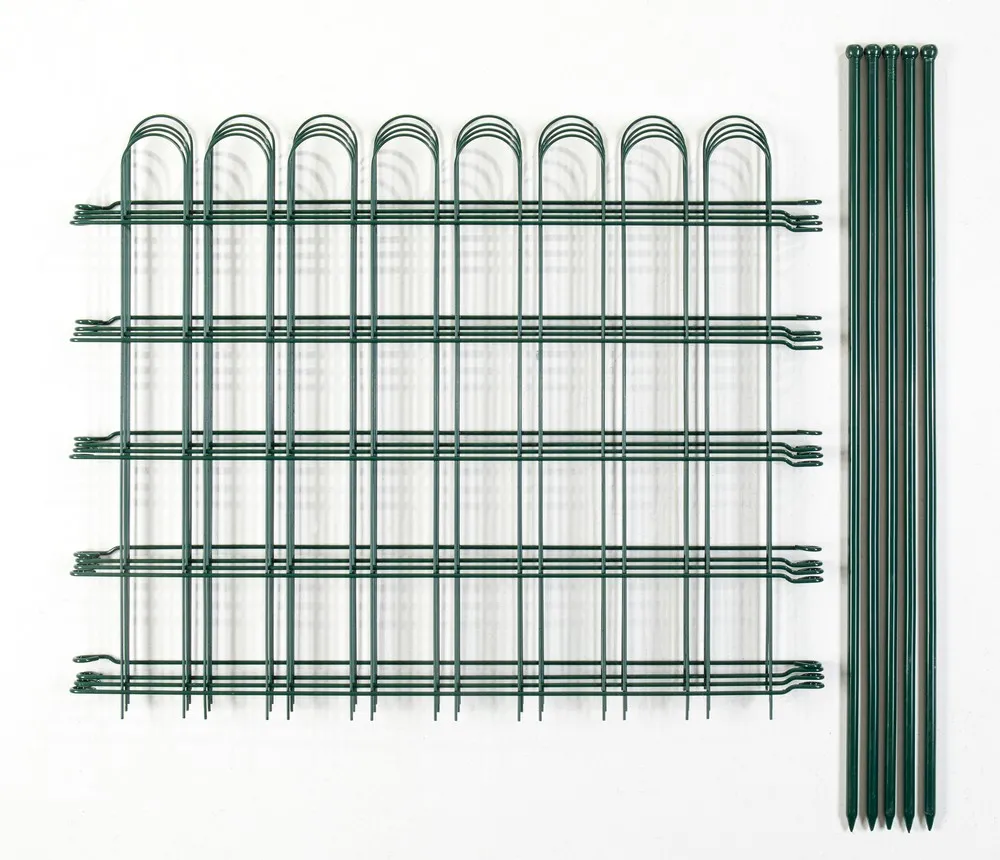 Teichzaun 4er Set, -ca.1000x800mm - Grün, 21FS01