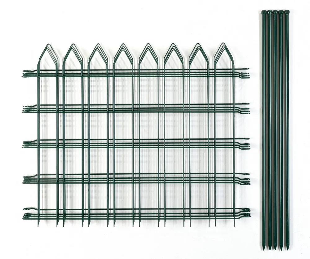 Teichzaun 4er Set, -ca.1000x800mm - Grün, 21FS03