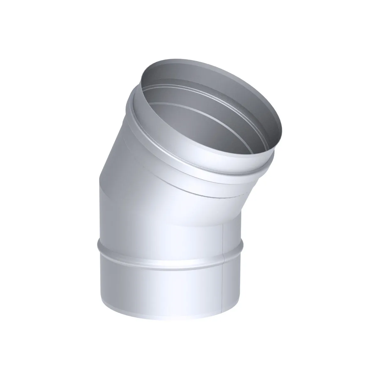 Winkelrohr - 30° starr - in Edelstahl  - Ø 250 mm